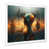 White Single Picture Framed