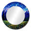 Vangogh Starry Night Over The Mountains - Vangogh Round Mirror Wall Decor-99619520