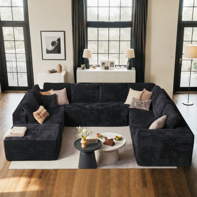 Nathasa No Assembly Required Upholstered Sectional, Free Combination Sofa For Living Room, Home Theater by Ivy Bronx