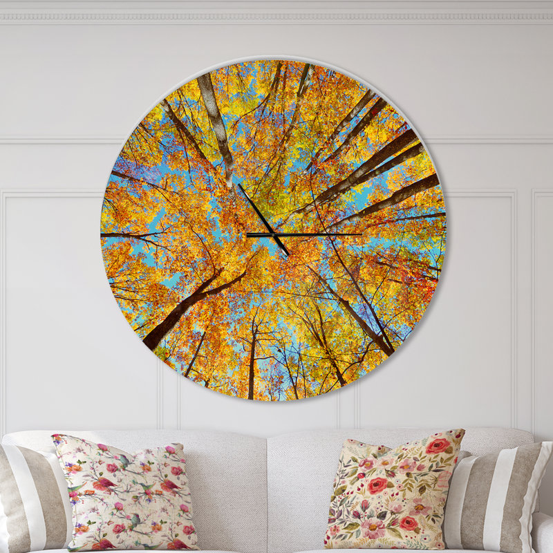 Swigart Metal Wall Clock, Oversized