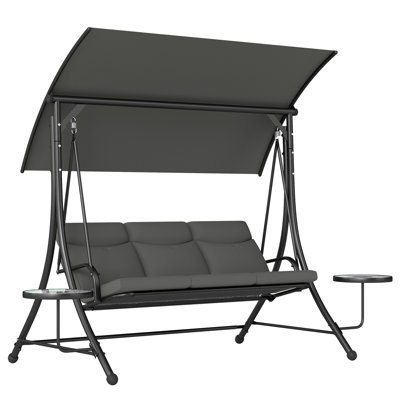 3 Person Porch Swing with Canopy