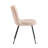 Caiddie Fabric Dining Chair with Steel Legs-1361883596