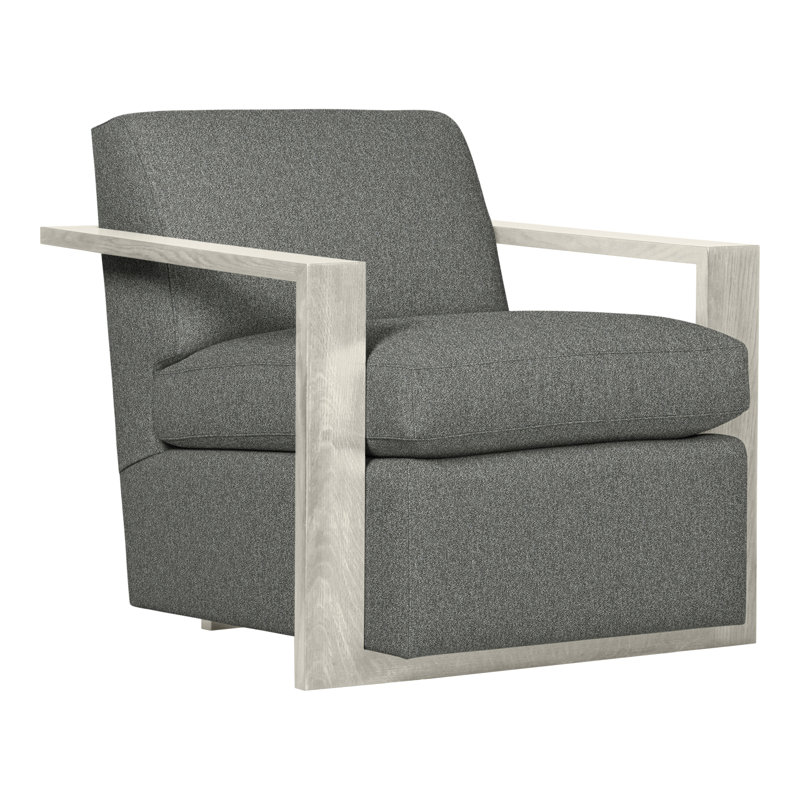 Thom Filicia Home 32" Wide Upholstered Armchair, Wrenn, Ian Pewter