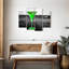 «Cocktail Pop Green Martini», ensemble de 4 reproductions sur toile par SodaPopArt-93058144