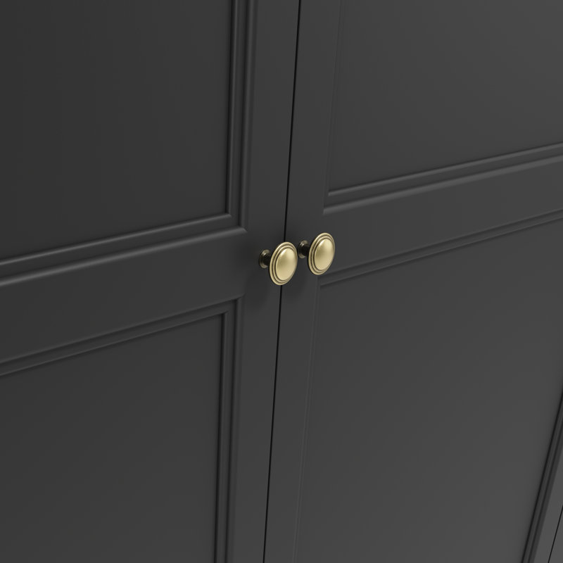 Matthews 2 Door Wardrobe, Black