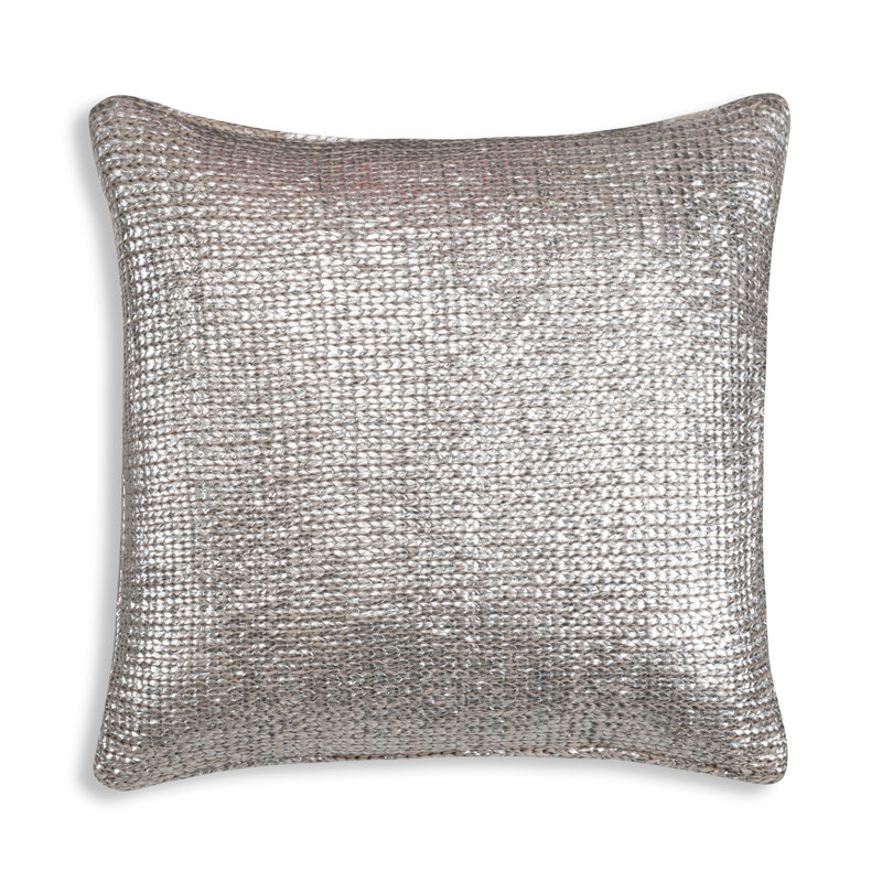Coussin décoratif métallique Cloud9, Knot Silver