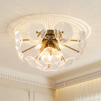 5-light Flush Mount Chandelier