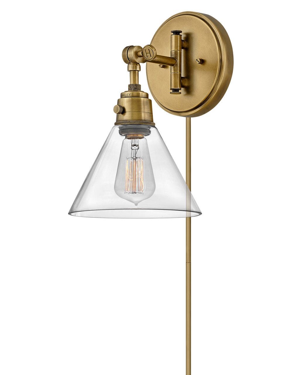 Lampe Laiton, Applique Articulée