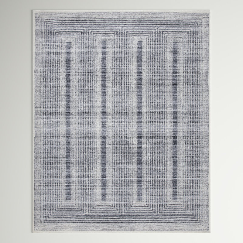 Metro Hand Tufted Performance Geometric Rug, Rectangle 8' x 10'
