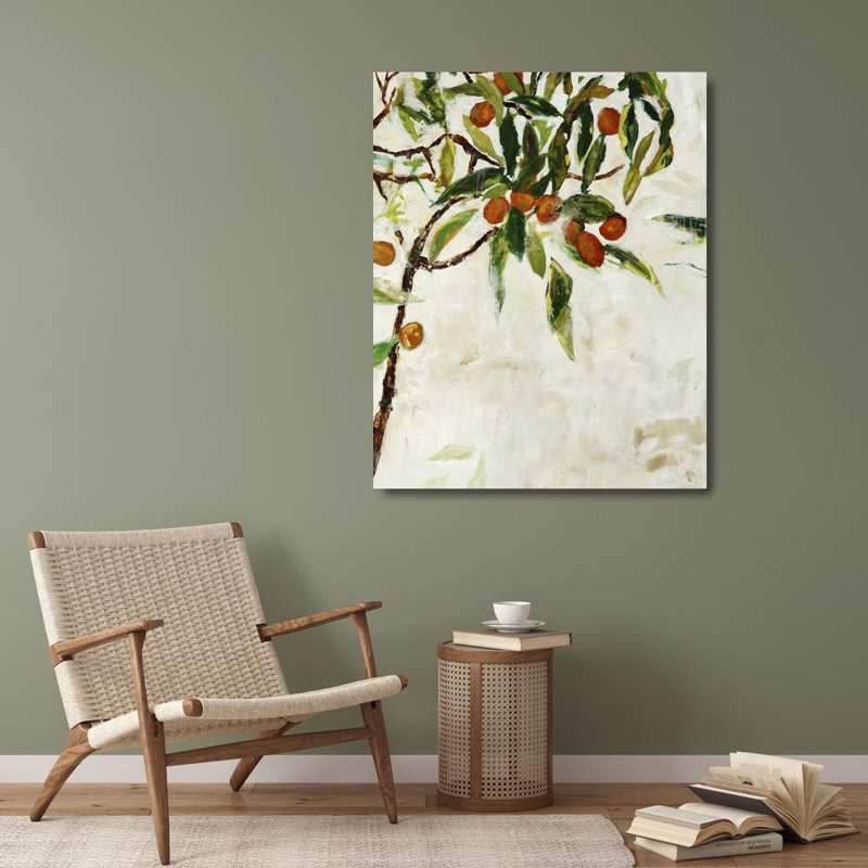 «Red Barrel Studio® Maas, Jodi Gallery, art sur toile tendue: arbre Kumquat, H 34 po x l 28 po