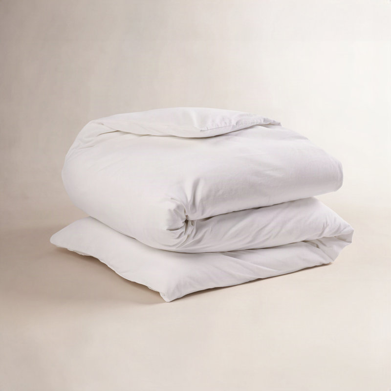 Housse de couette Cloud, Housse de couette pour très grand lit, Blanc alpin