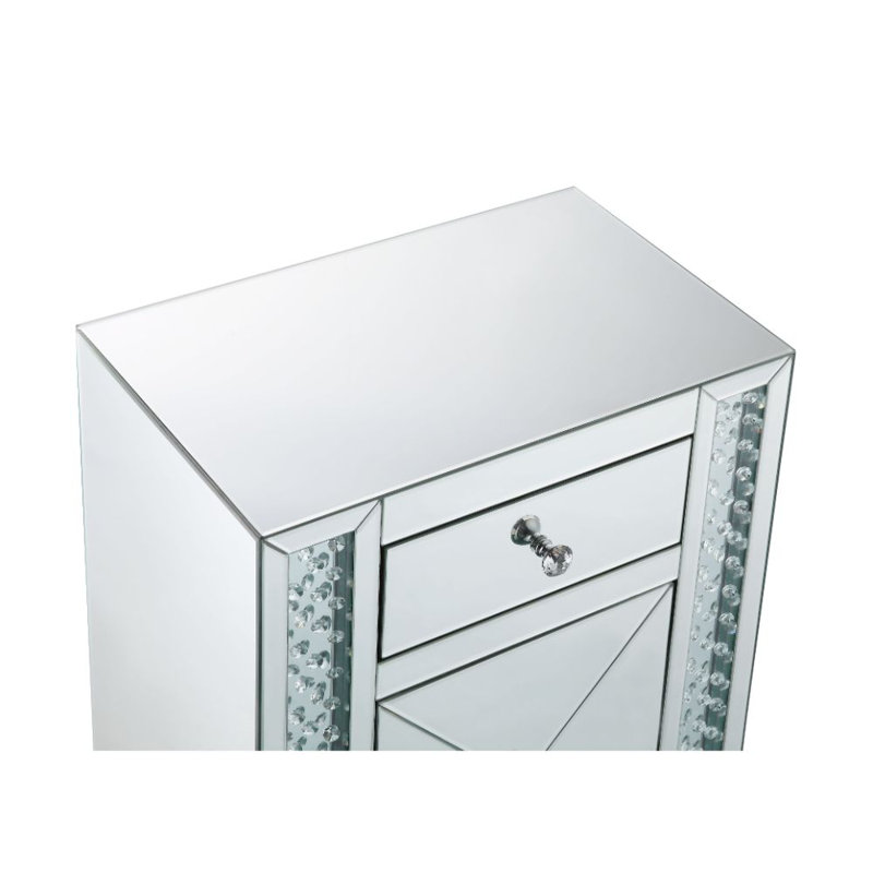 Table d'appoint ACME Nysa, faux cristaux