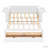 Versatile Daybed with Removable Desk, Storage Drawers, and Hydraulic Side Table for Modern Living-548853768-548853766
