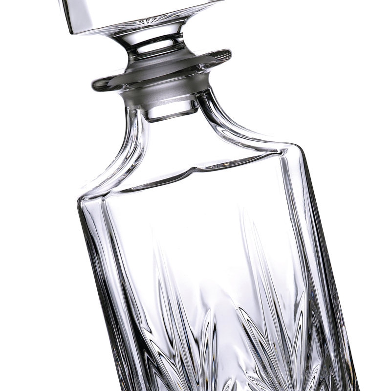 Maxwell 750ml Crystal Glass Decanter with Stopper