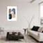 Abstract Blue Brown Blocks by  - Picture Frame Painting on Paper-131292254-131292253-131292251
