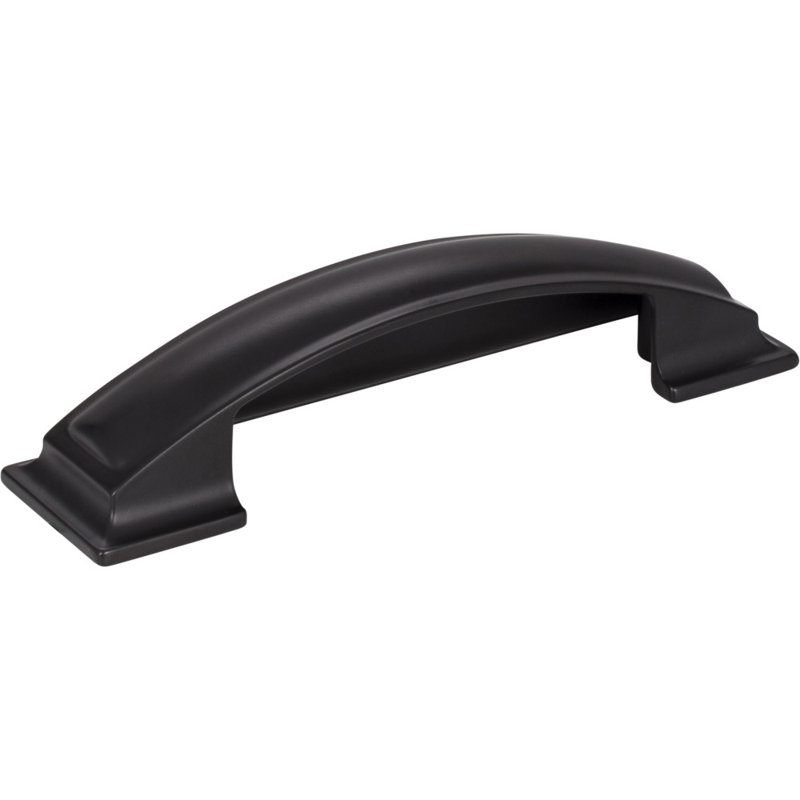 Annadale Cup/Bin Pull, Matte Black, 3 3/4"