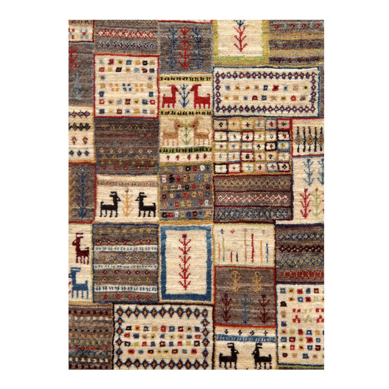 Lorenzina Wool Geometric Area Rug