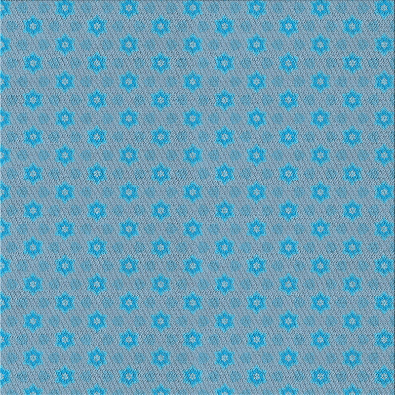 Tapis de zone bleue à motifs, Carré 5 pi