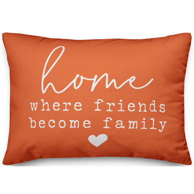  Housse et insert de coussin rectangulaire d'extérieur Home Home Friends Friends