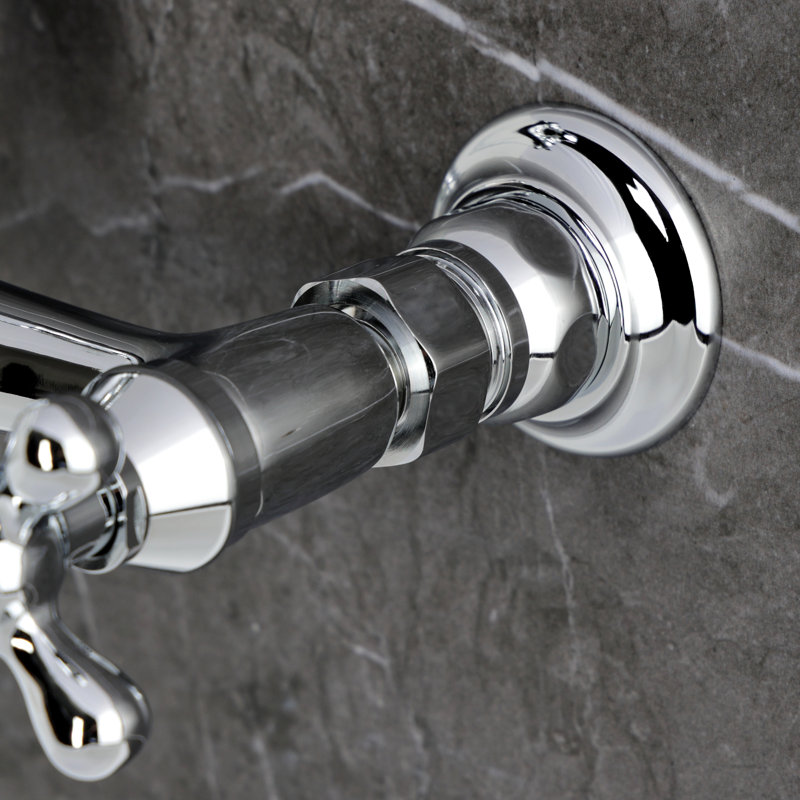 Robinet de cuisine mural Kingston, Chrome poli