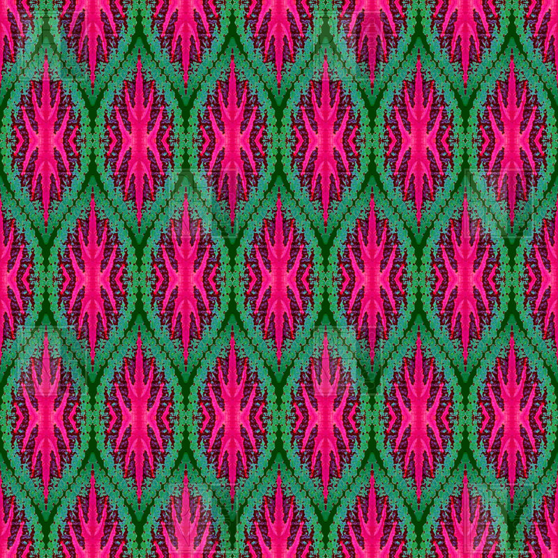 Rideau de douche simple ikat leaves Wagner Campelo