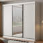 3 Door Manufactured Wood Wardrobe