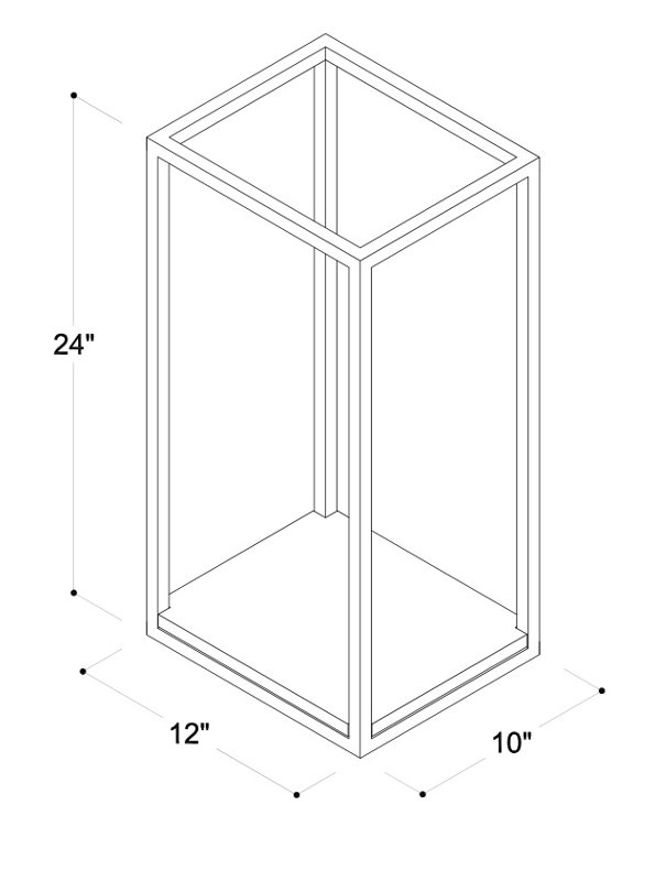 Drake Wall Shelf, Gold