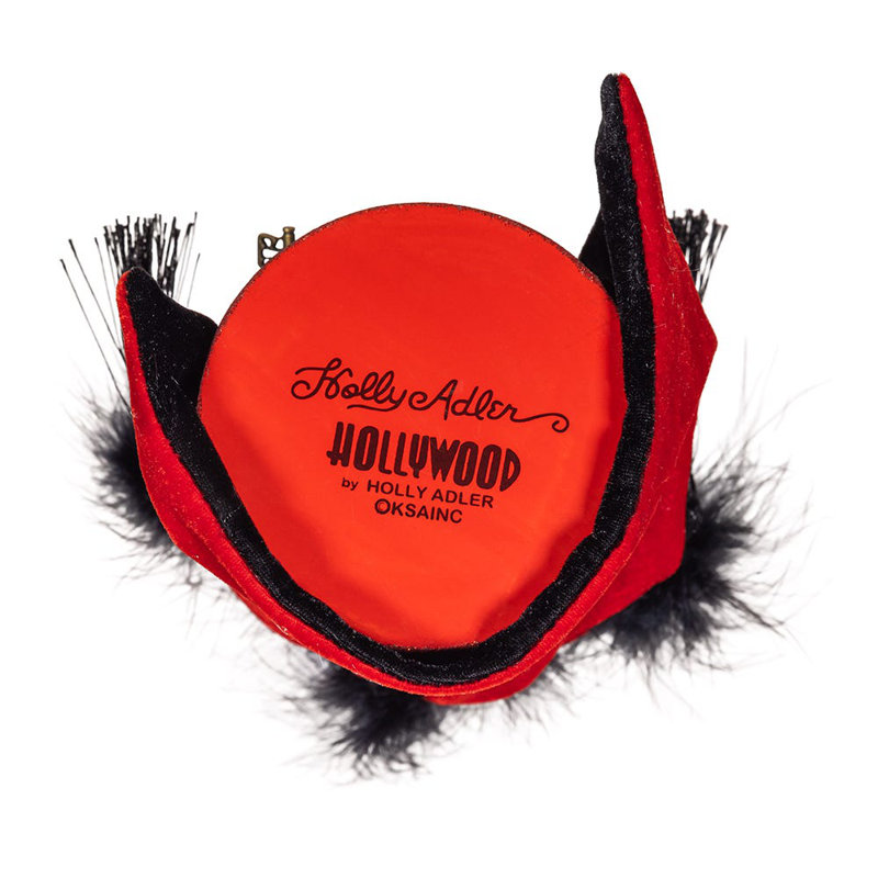 18.8-Inch Red and Black Hollywood King of Hearts Nutcracker