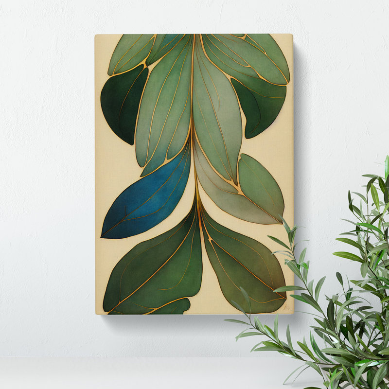 A Mysterious Leaves - Wrapped Canvas, 50cm H x 35cm W x 3cm D