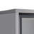 60.6'' Tall Display Cabinet With Tempered Glass Door In Grey - Led Lighting, Two Drawers, Adjustable Shelves For Living Room, Office & Study Office, With Door, Drawers And