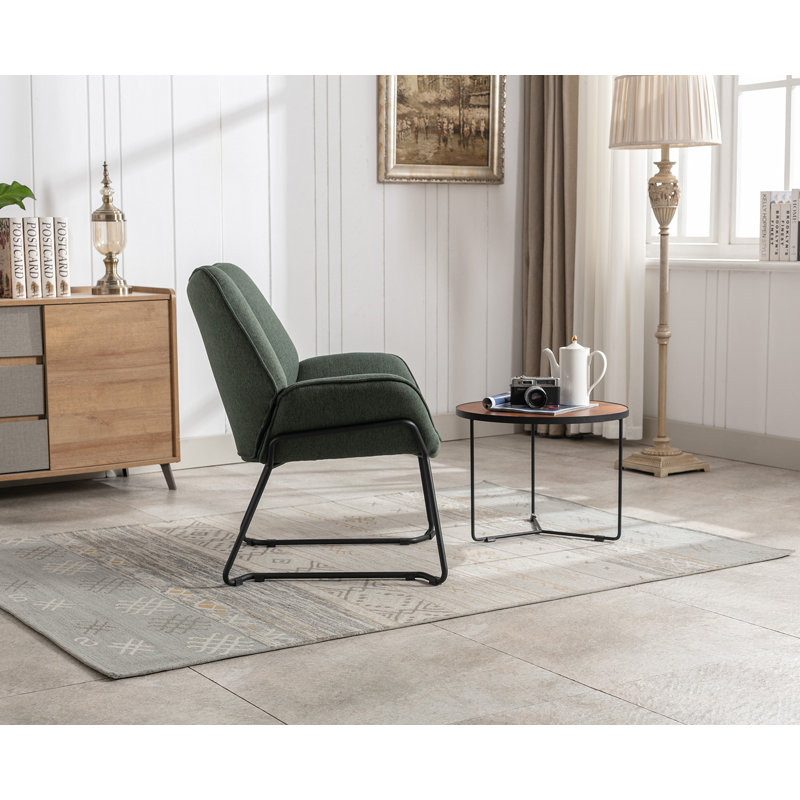 Sacoyia Upholstered Armchair, Green
