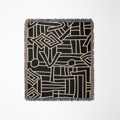 Couverture 100% coton Diof Abstract