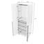 Armoire-penderie moderne avec tringle, tiroirs, compartiments à chaussures et tablettes réglables blanches Lee-964260577
