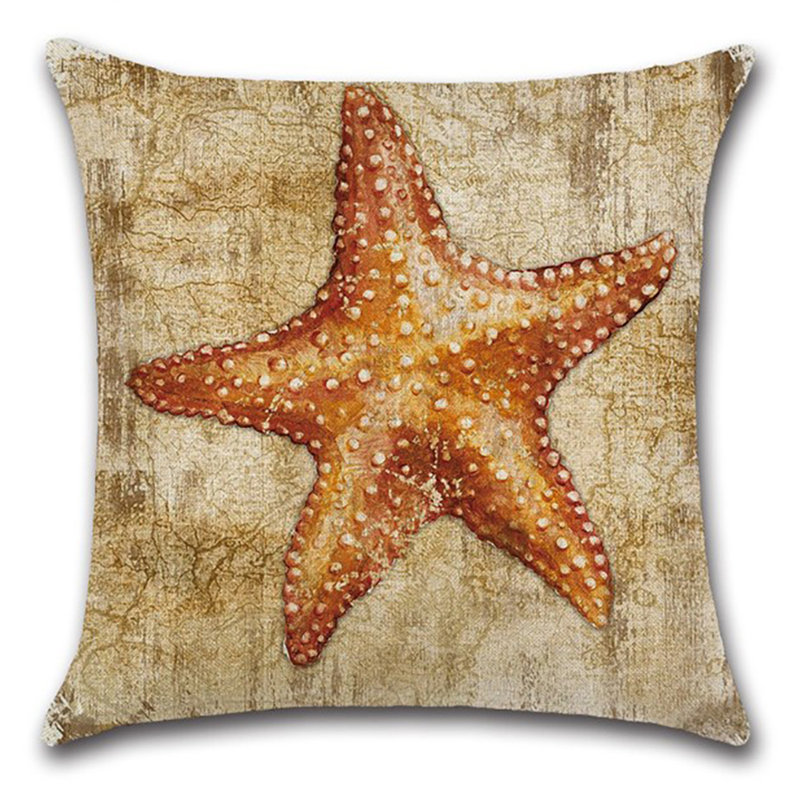 (Covers With Inserts) Ser of 2 Ancient Sea Lives Throw Pillows