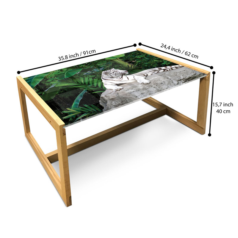Jacobey Sled Coffee Table, 90cm H x 62cm W x 40cm D