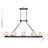 Darien 8-Light Linear Chandelier in Bronze-1762415372