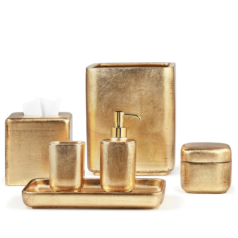 Ava Bathroom Tray, Gold
