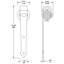 Ensemble de quincaillerie pour porte de grange simple coulissante Arrow