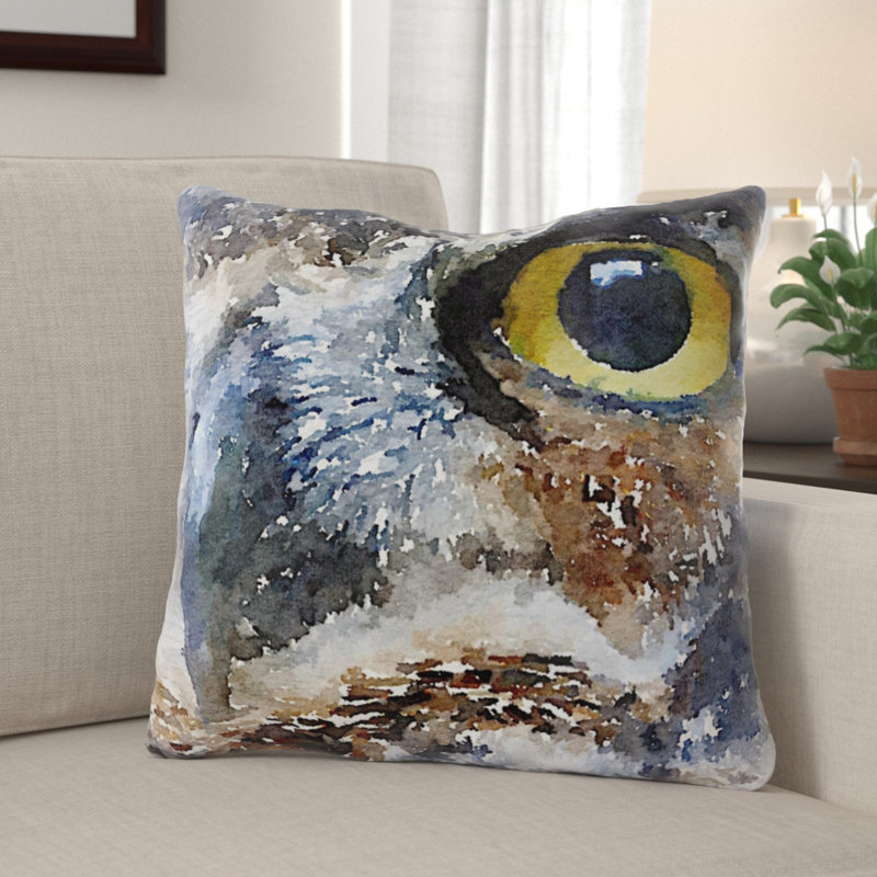 Coussin décoratif naturel Kaitlin, Microsuède, Intérieur