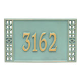 Boston Personalized Standard 1-Line Wall Address Plaque