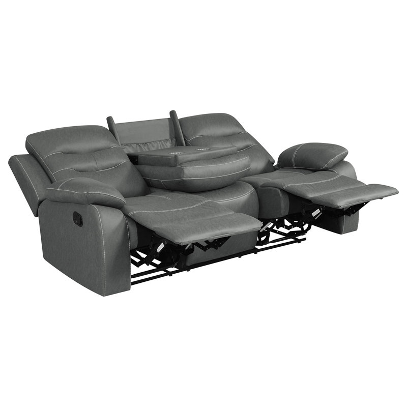 Kenneth Dark Grey Upholstered Sofa