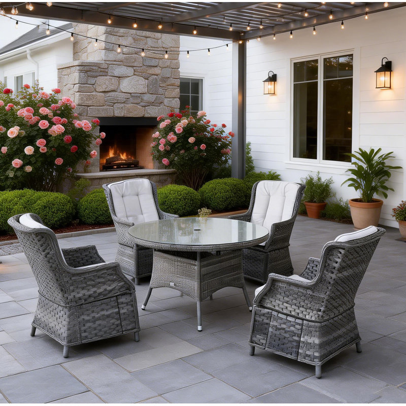 Round 5 - Piece 4 - Person Outdoor Table Set