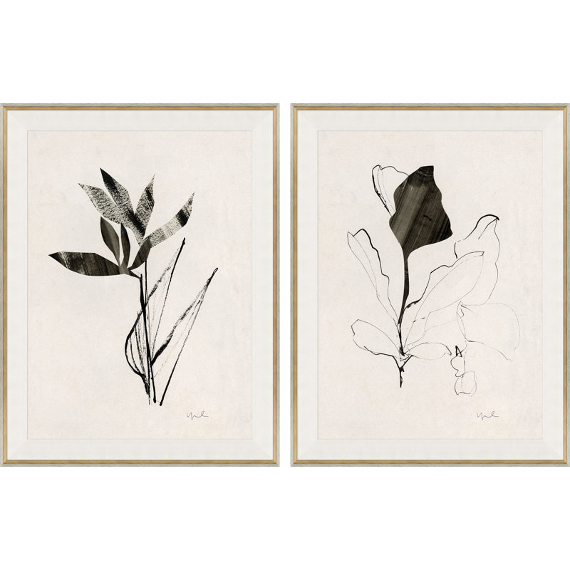 Noir I & II par Carrier and Company Art - Cadre photo, ensemble de reproductions sur papier