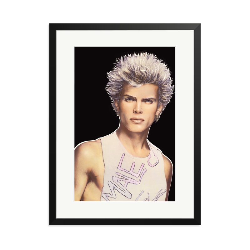 Billy Idol, Black, 31" H x 23" W
