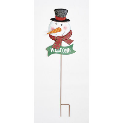 Jeu de bonhomme de neige en métal