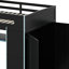 Full Size Wood Loft Bed With Desk,Wardrobe,Ample Storage Space,And RGB LED Light-116235822