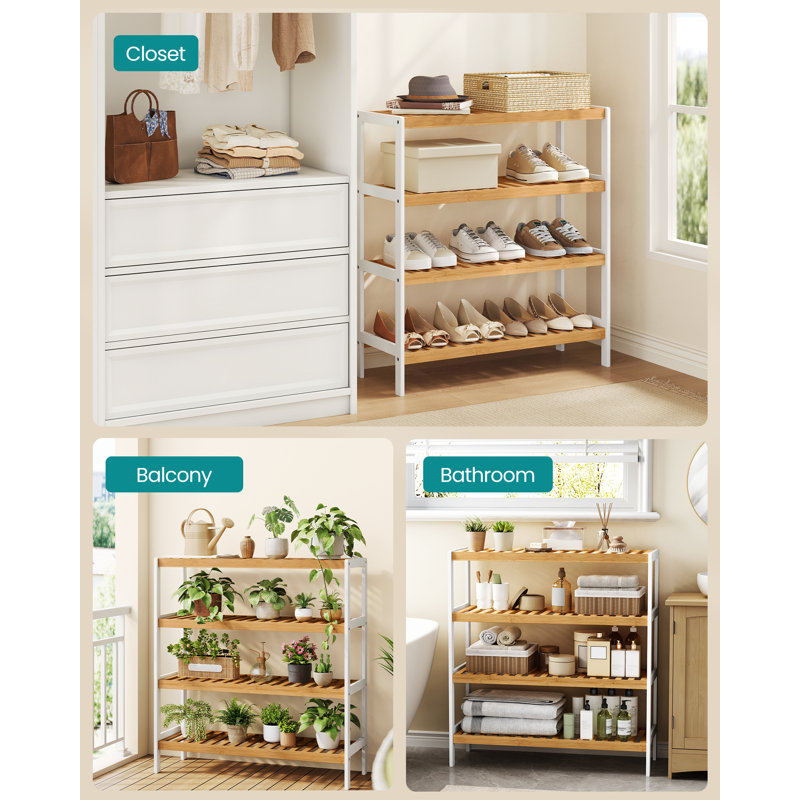 Borehamwood 16 Pair Stackable Shoe Rack