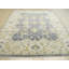 Hand Knotted Wool Geometric Area Rug in Blue