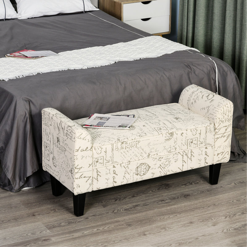 Breck Linen Upholstered Bench