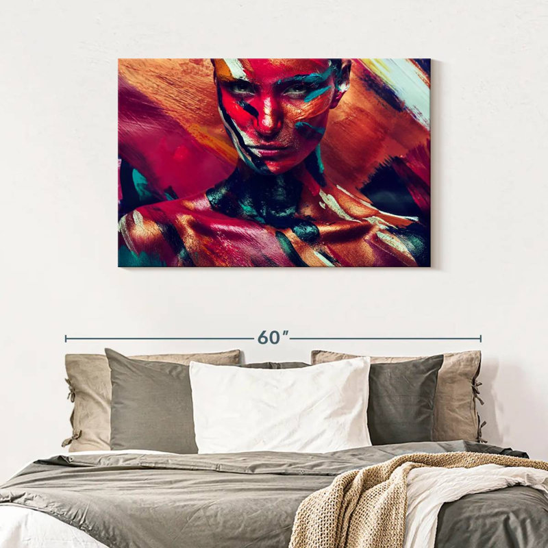 Senne Amazon Female Portrait, 30" H x 45" W